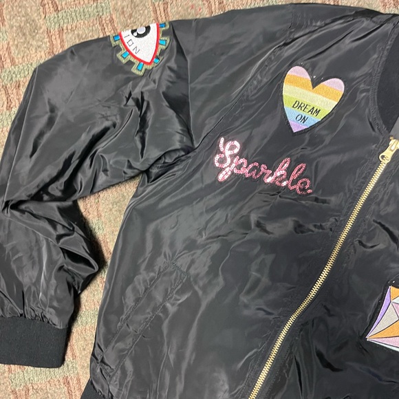 NWT love tree bomber womens size small - Picture 7 of 8